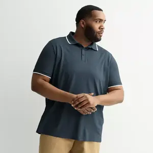Поло для поездок на работу с большим и высоким наконечником Flx, синий