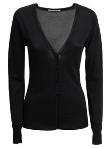 Influencer Вязаный кардиган в черном цвете