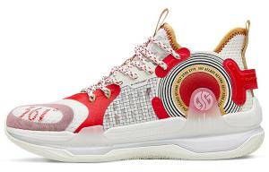 Баскетбольные кроссовки AG 1 Basketball Shoes Men Mid-Top Red/White 361°