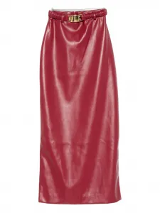 Юбка миди с поясом Rowen Rose, красный