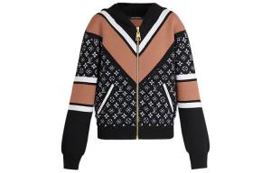 Куртка женская Louis Vuitton, коричневый / черный / белый