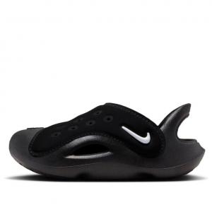 Сандалии (TD) Nike Aqua Swoosh Sandals 'Black White', черный