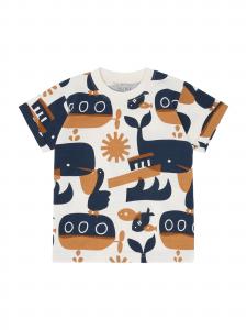 Hust & Claire Футболка 'Anton Oceanlife' в белом цвете