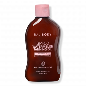Масло для загара со вкусом арбуза SPF50 Bali Body