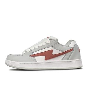 LuzaoT SUPER DRAG Женские скейтерские кроссовки низкие бело-серо-красные Бело-красные Валентинки, цвет White Red Valentine's Day