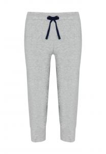 Пижамные брюки длиной 3/4 с рисунком "yolo" в крапинку DesiréE, серебряный