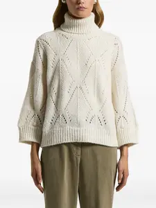 Свитер с воротником-стойкой Peserico, нейтральный