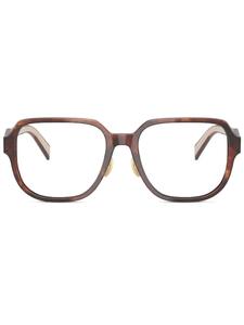 Prada Eyewear очки в квадратной оправе, нейтральный