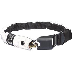 Сверхъяркий переносной цепной замок из закаленной стали Hiplok, белый