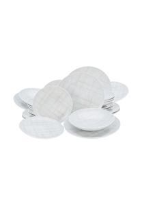 Набор посуды Creatable Home Shabby Chic, 24 предмета, белый
