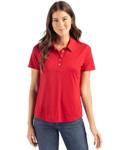 Женская рубашка поло Coastline Epic Comfort из переработанных материалов Cutter & Buck, Cardinal red