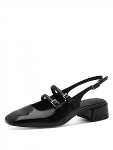 Tamaris Туфли-лодочки с открытой пяткой, черные