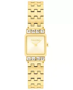 Женские часы Poise с браслетом из нержавеющей стали золотистого оттенка, 16 мм Calvin Klein, gold