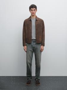 Зауженные джинсы Massimo Dutti, Medium Blue