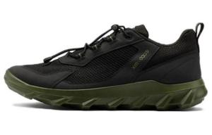 Кроссовки ecco Lifestyle Shoes Men Low-top Black/Green, черный/зеленый