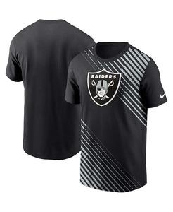 Мужская черная футболка Las Vegas Raiders Yard Line Fashion Asbury Nike, черный