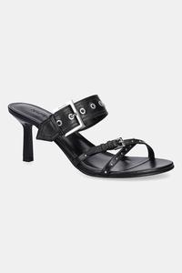 Кожаные шлепанцы Katniss Hugo, черный