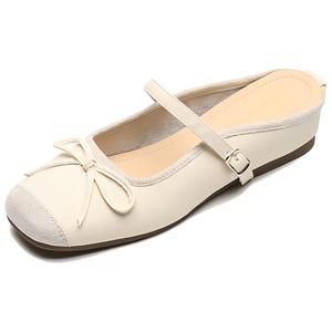 Женские сандалии с закрытым носком, устойчивые к истиранию, с резиновой подошвой, абрикосового цвета WEISHIBANGWEI, Apricot