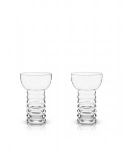 Набор из 2 дайверских бокалов Pacific Crystal Pearl, 355 мл (12 унций) Viski, Clear