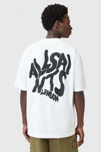 Хлопковая футболка Orlando Allsaints, белый