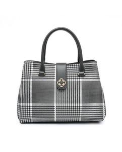 Сумка-тоут с 3 отделениями и застежкой-молнией сверху JFY, серый