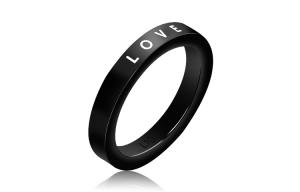 Calvin Klein Титановые стальные кольца Unisex Rose Gold/Silver/Black Tricolor