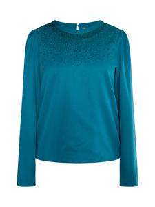 Женская блузка сине-зеленого цвета Usha