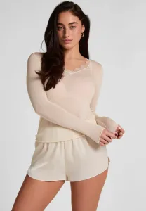 Очень мягкая пижамная футболка с v-образным вырезом Hunkemöller, White