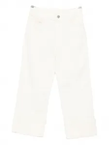 Джинсы с манжетами и застежкой на пуговицы Liu Jo Kids, нейтральный