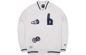 New Era Куртка унисекс цвета слоновой кости, Ivory White