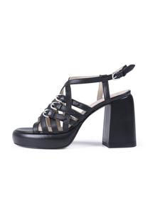 Босоножки на высоком каблуке GINNY - Platform sandals Bronx, черный