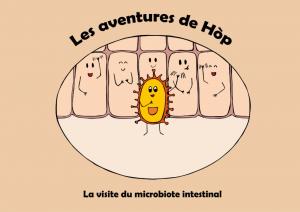 Les aventures de Hòp: La visite du microbiote intestinal (French Edition) (BnF)