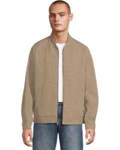 Мужское пальто Johnston & Murphy Patterened Full-Zip, Brown