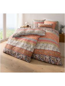 Постельное белье с принтом терра-серого цвета WITT WEIDEN, 135/200 40/80