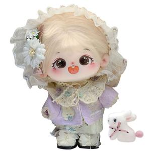 Плюшевая кукла Platinum Chestnut Iris Garden Dolls высота 12 см длина 22 см COTTON PLANET