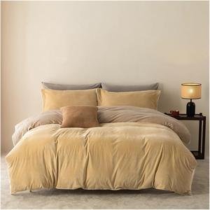 YUSIWOAL Комплект постельного белья вельчет микрофибра супермягкий