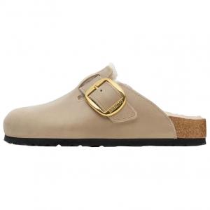 Birkenstock Женские туфли Boston Shearling Shoes, табачно-коричневый, свободного кроя