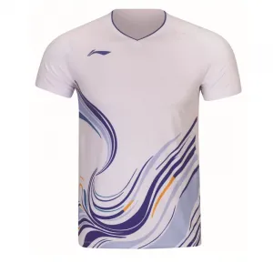 Li-Ning Badminton Collection футболка для бадминтона Unisex White