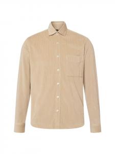 бежевая вельветовая рубашка Nils Sundström