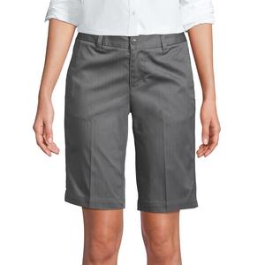 Женские шорты чинос Land End Front Blend Lands' End, цвет Arctic Gray