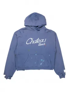 Худи Château Ranch с эффектом потертости Gallery Dept., синий