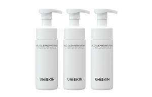 Очищающая пенка для лица успокаивающая увлажняющая для снятия макияжа 150мл UNISKIN