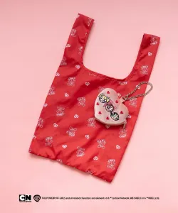 Велюровая экологичная сумка Powerpuff Girls с чехлом Archives, цвет Red