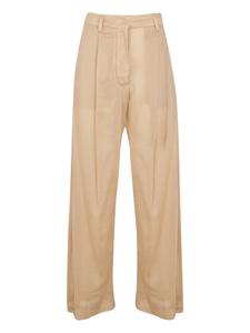 Брюки со складками THELATEST, нейтральный