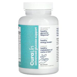 CuraLife CuraLin улучшенная поддержка уровня глюкозы 180 капсул