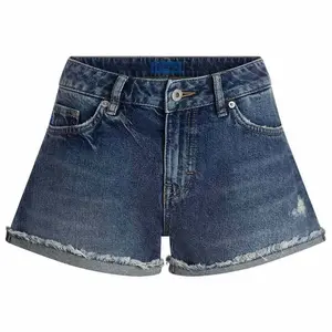 Джинсовые шорты HUGO Galimon 10278459 синего цвета, синий