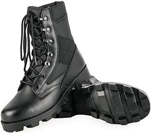 Мужские тактические походные ботинки Hhhchpm, водонепроницаемые, для летнего кемпинга, походов на открытом воздухе и пустынь; мужские/женские походные ботинки для пустыни и джунглей, для офф-роуд тренировок, высокие походные ботинки, черный