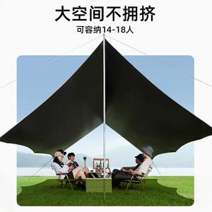 Camel открытый титановый виниловый тент для кемпинга, защита от солнца и непромокаемый тент, оборудование 133CA6B020