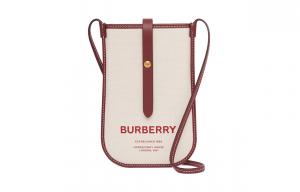 Burberry Хлопковая сумка-рюкзак через плечо для телефона Horseferry Anne женская разноцветная