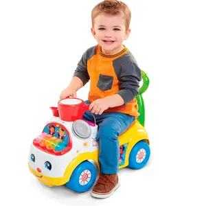 Музыкальная машинка-каталка Fisher Price, мультиколор